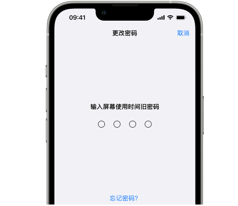 同安iPhone屏幕维修分享iPhone屏幕使用时间密码忘记了怎么办 