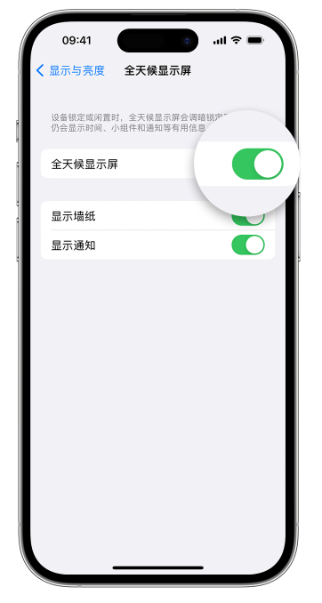 同安苹果14维修店分享如何自定义 iPhone 14 Pro 常亮显示屏 