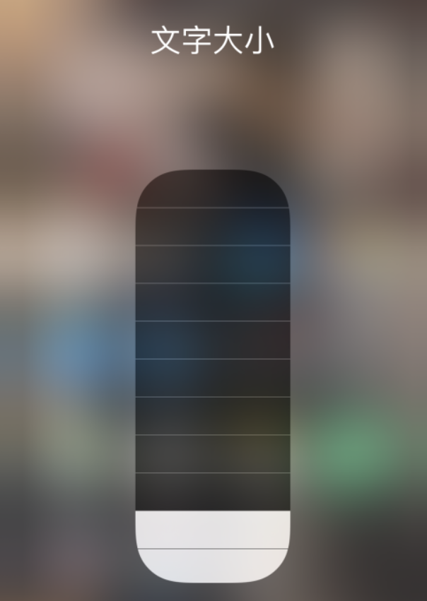 同安苹果手机维修分享小技巧：在 iPhone 控制中心快速调节字体大小 